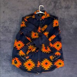 Thick button down shirt